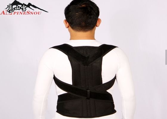 中国 ウエスト サポート広い革紐との甲革の背部痛みの軽減の調節可能なサイズのための背部姿勢の校正者の支柱サポート ベルト サプライヤー