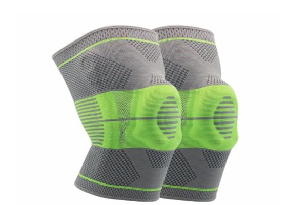 中国 カスタマイズされる編む3D平らなスポーツの膝サポートT伸縮性がある通気性の色 サプライヤー