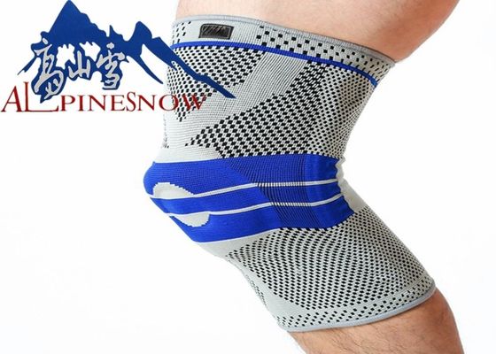 中国 圧縮の膝の袖3Dのシリコーンのパッドの膝サポート支柱の高い伸縮性がある生地 サプライヤー