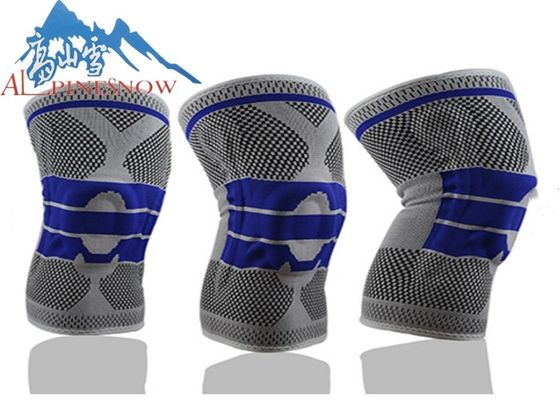 中国 ケイ素のスポーツの試供品のためのゴムによって編まれる膝サポート革紐 サプライヤー