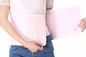 伸縮性がある布の物質的な産後の腹バンド ピンク色はのためのウエストを保護します サプライヤー
