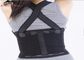 携帯用より低い腰神経の背部支柱サポート ベルト、黒い背部保護ベルト サプライヤー