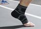 スポーツ団体の保護装置のためのシリコーンが付いている伸縮性がある編む圧縮の足首の包帯サポート サプライヤー