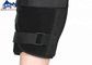 黒い整形外科の物理療法は膝サポート傷つけられた膝および靭帯のためのROMによって修理されたニー ブレースに蝶番を付けました サプライヤー