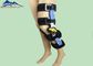 黒く調節可能な膝サポート バンドひびのリハビリテーションのための整形外科の足サポート サプライヤー