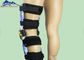 黒く調節可能な膝サポート バンドひびのリハビリテーションのための整形外科の足サポート サプライヤー